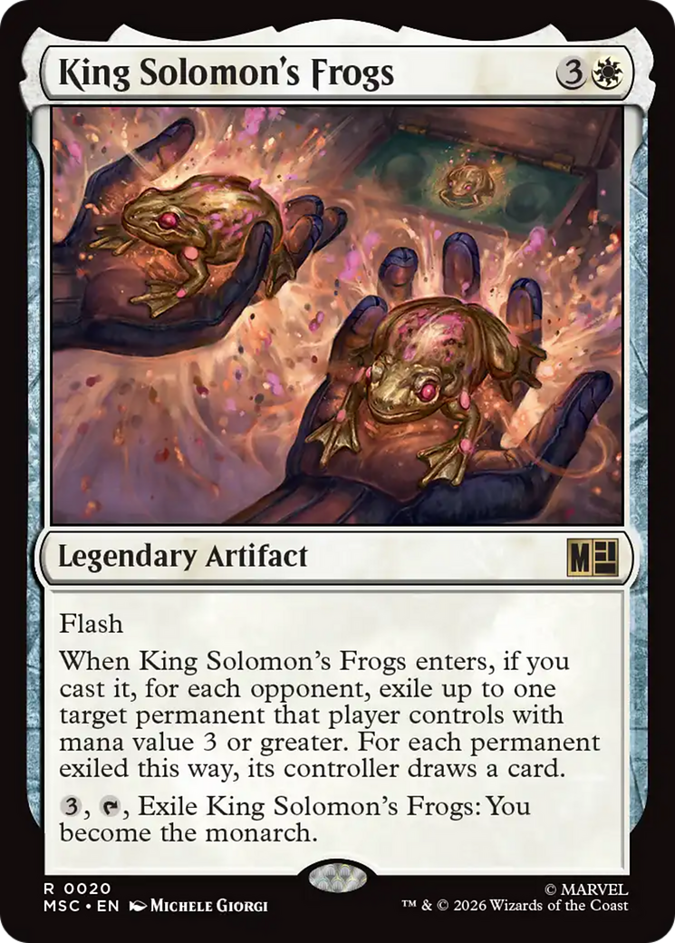 King Solomon's Frogs (Surge Foil) [Marvel Super Heroes Commander] | Chromatic Games