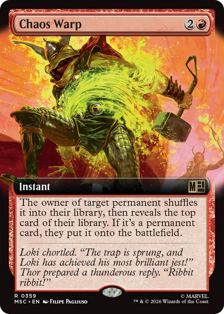 Chaos Warp (Extended Art) [Marvel Super Heroes Commander] | Chromatic Games