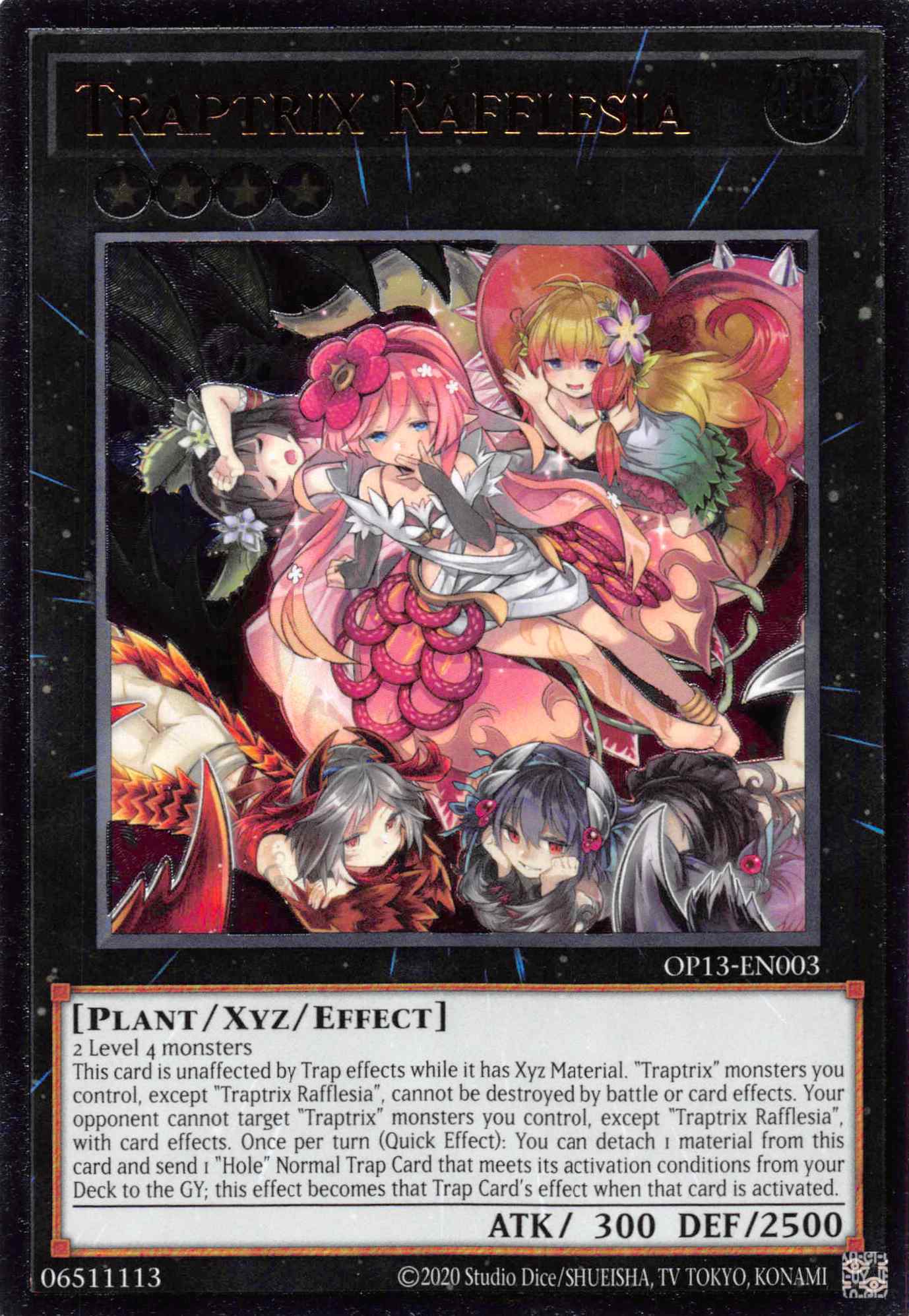 Traptrix Rafflesia [OP13-EN003] Ultimate Rare | Chromatic Games