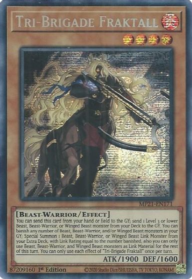 Tri-Brigade Fraktall [MP21-EN171] Prismatic Secret Rare | Chromatic Games