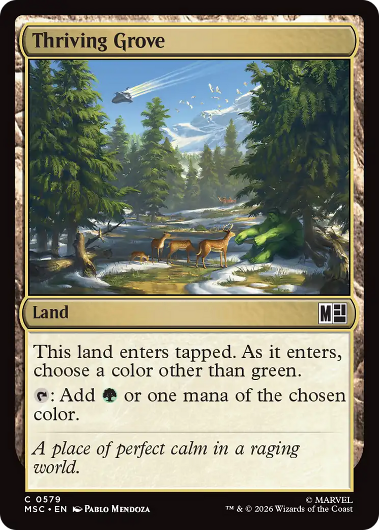 Thriving Grove [Marvel Super Heroes Commander] | Chromatic Games