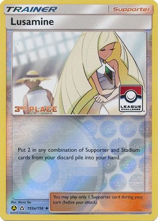 Lusamine (153a/156) (League Challenge Alt Art 3rd Place) [Sun & Moon: Ultra Prism] | Chromatic Games