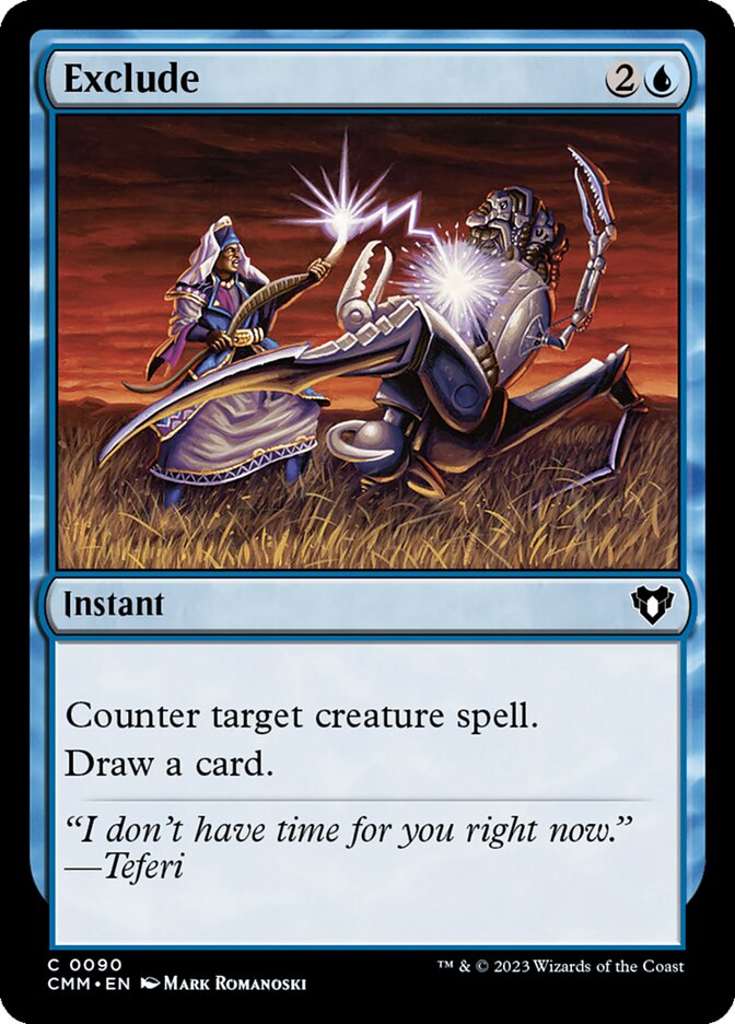 Exclude 90/451 (Commander Masters)  | Chromatic Games