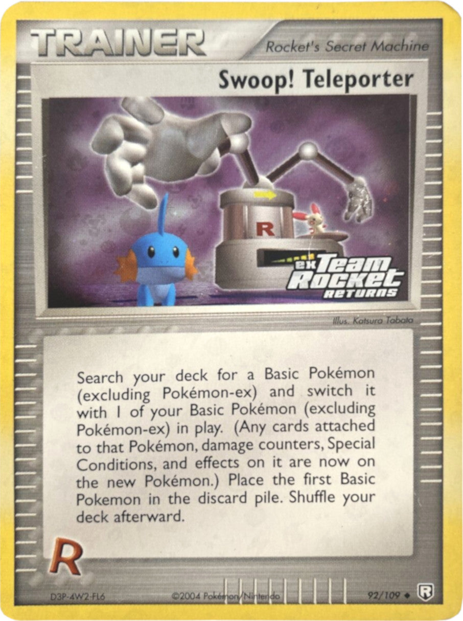 Swoop! Teleporter (92/109) (Stamped) [EX: Team Rocket Returns] | Chromatic Games