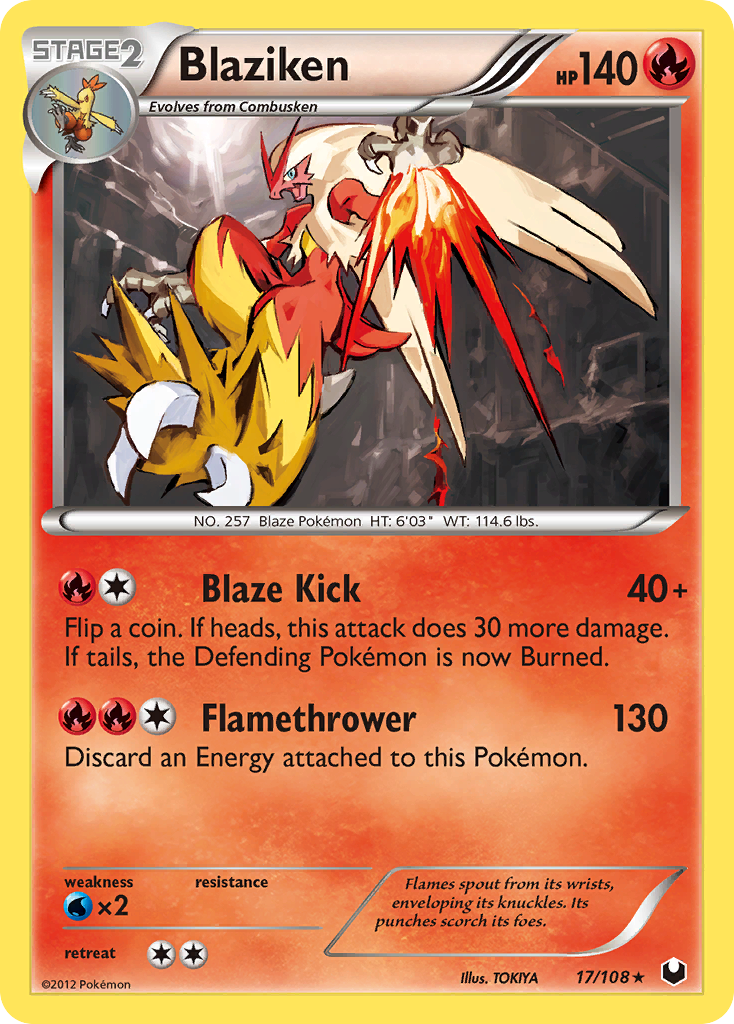 Blaziken (17/108) [Black & White: Dark Explorers] | Chromatic Games