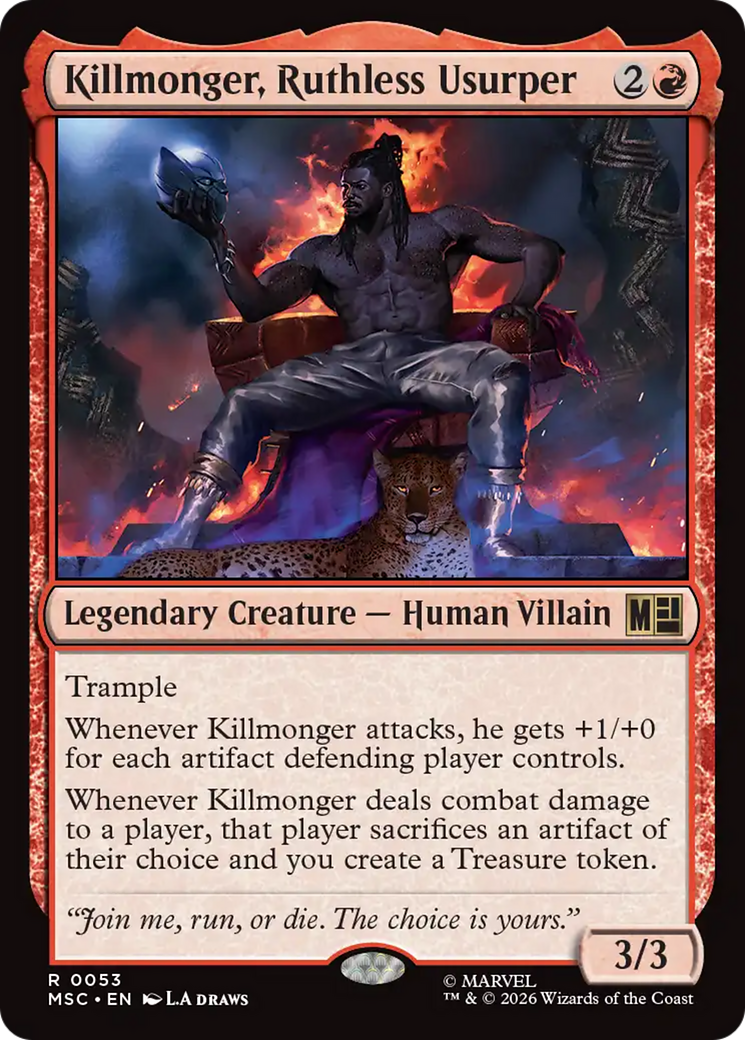 Killmonger, Ruthless Usurper [Marvel Super Heroes Commander] | Chromatic Games