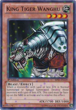 King Tiger Wanghu [BP01-EN129] Starfoil Rare | Chromatic Games