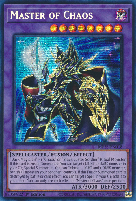 Master of Chaos [MP23-EN018] Prismatic Secret Rare | Chromatic Games