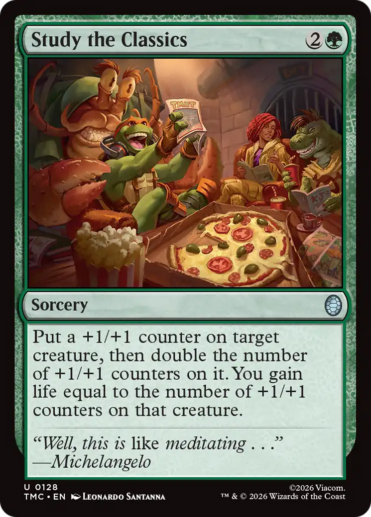 Study the Classics [Teenage Mutant Ninja Turtles Commander] | Chromatic Games