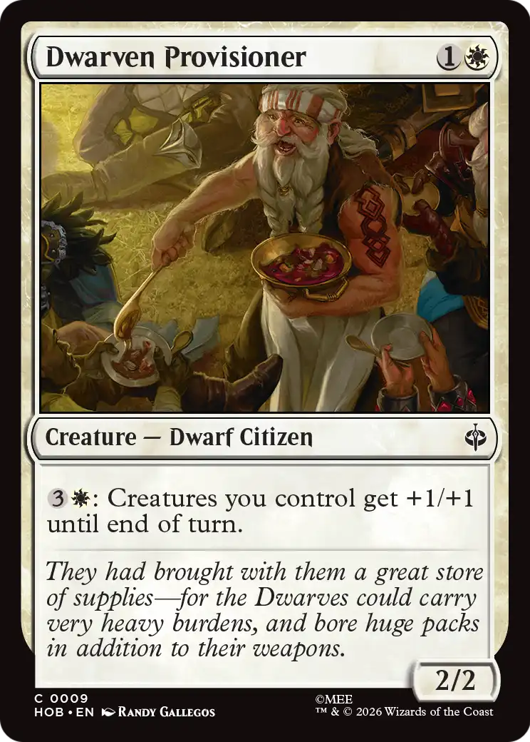 Dwarven Provisioner [The Hobbit] | Chromatic Games