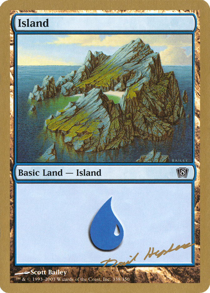 Island (dh338) (Dave Humpherys) [World Championship Decks 2003] | Chromatic Games