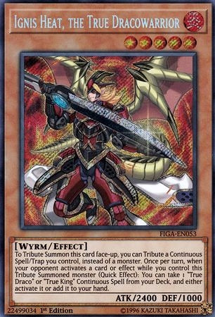 Ignis Heat, the True Dracowarrior [FIGA-EN053] Secret Rare | Chromatic Games