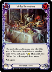 Veiled Intentions (Blue) [EVR152] (Everfest)  1st Edition Rainbow Foil | Chromatic Games