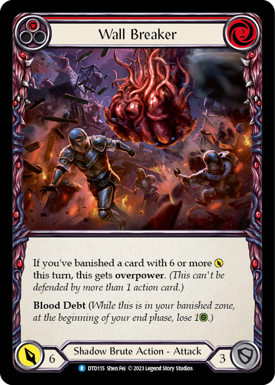 Wall Breaker (Red) [DTD115] (Dusk Till Dawn) | Chromatic Games