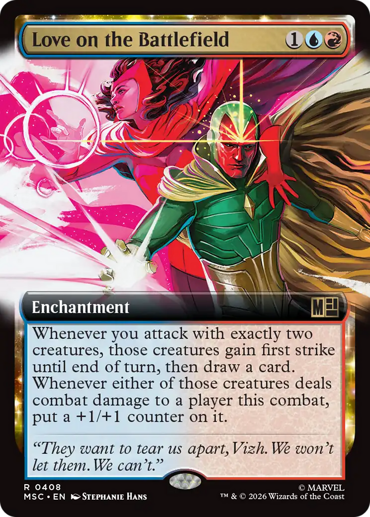 Love on the Battlefield (Extended Art) [Marvel Super Heroes Commander] | Chromatic Games