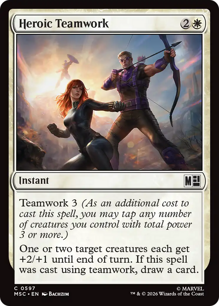 Heroic Teamwork [Marvel Super Heroes Commander] | Chromatic Games