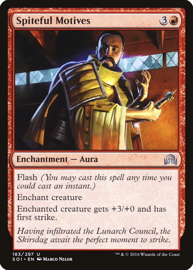 Spiteful Motives 183/297 (Shadows over Innistrad)  | Chromatic Games