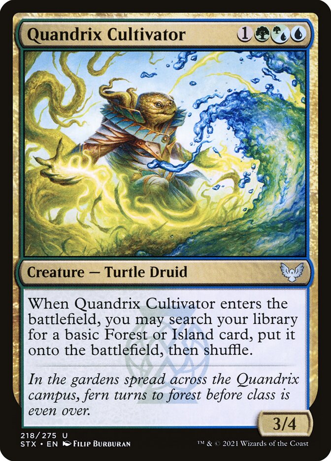 Quandrix Cultivator 218 (Strixhaven: School of Mages)  | Chromatic Games