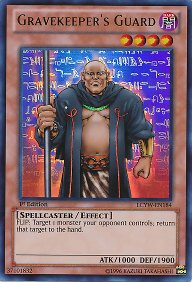 Gravekeeper's Guard [LCYW-EN184] Ultra Rare | Chromatic Games