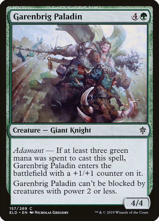 Garenbrig Paladin 157/269 (Throne of Eldraine)  | Chromatic Games