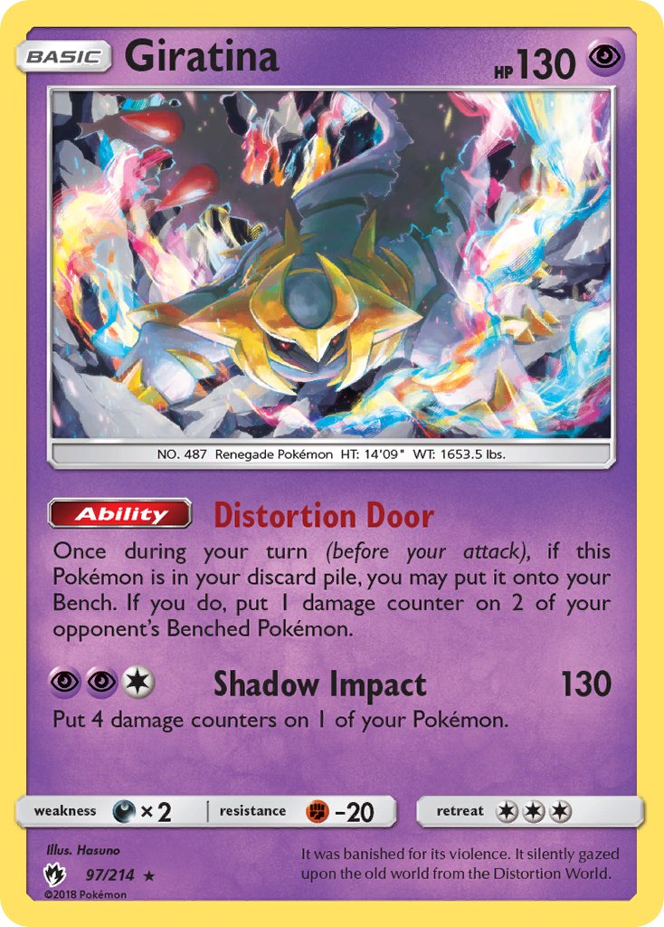 Giratina (97/214) (Theme Deck Exclusive) [Sun & Moon: Lost Thunder] | Chromatic Games