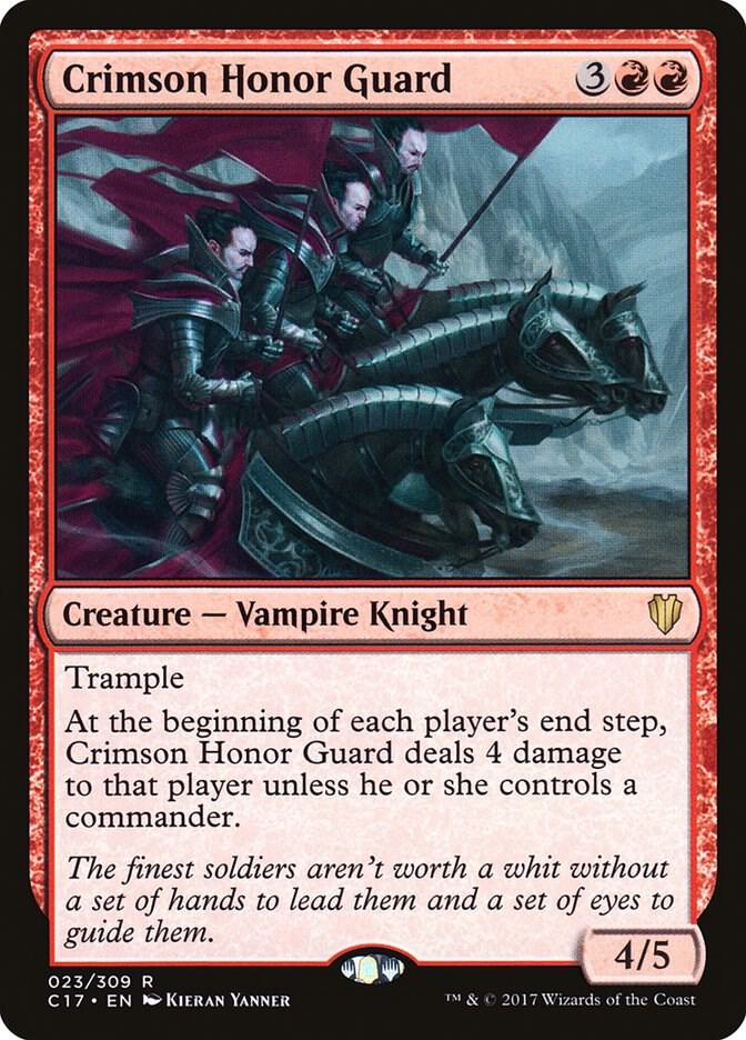 Crimson Honor Guard 23/309 (Commander 2017)  | Chromatic Games