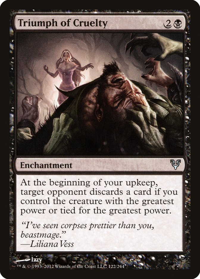 Triumph of Cruelty 122/244 (Avacyn Restored)  - Foil | Chromatic Games