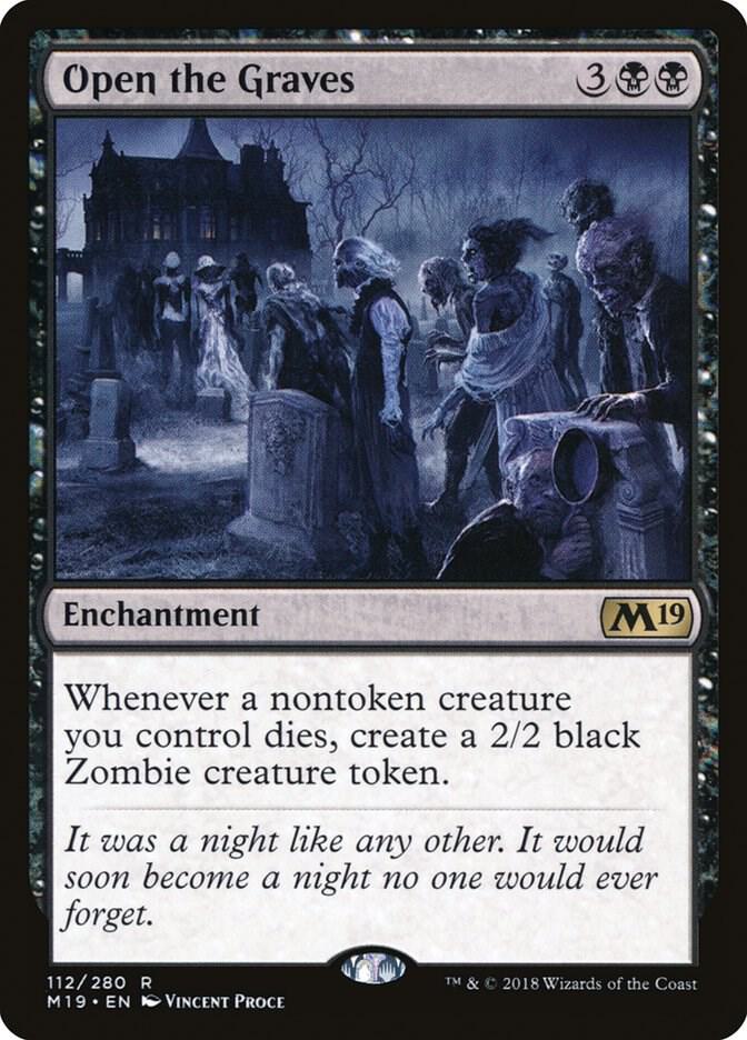 Open the Graves 112/280 (Core Set 2019)  | Chromatic Games