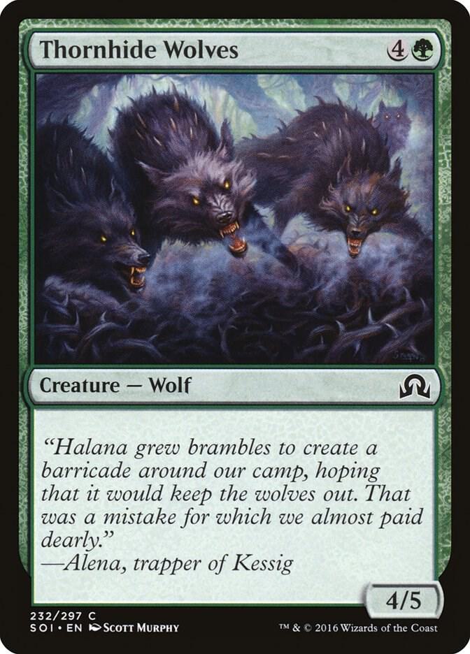 Thornhide Wolves 232/297 (Shadows over Innistrad)  | Chromatic Games