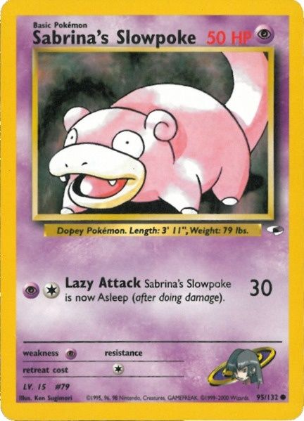 Sabrina's Slowpoke (95/132) [Gym Heroes Unlimited] | Chromatic Games