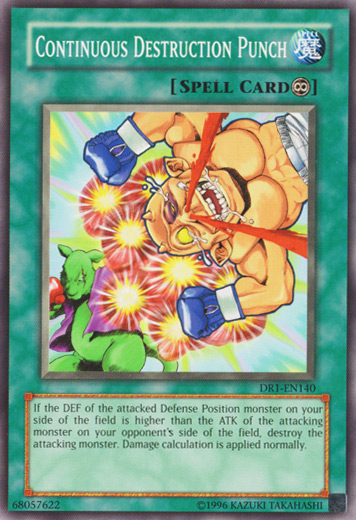 Continuous Destruction Punch [DR1-EN140] Common | Chromatic Games