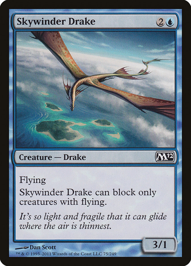 Skywinder Drake 75/249 (Magic 2012 (M12))  | Chromatic Games