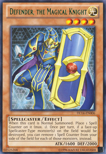 Defender, the Magical Knight (Green) [DL14-EN006] Rare | Chromatic Games