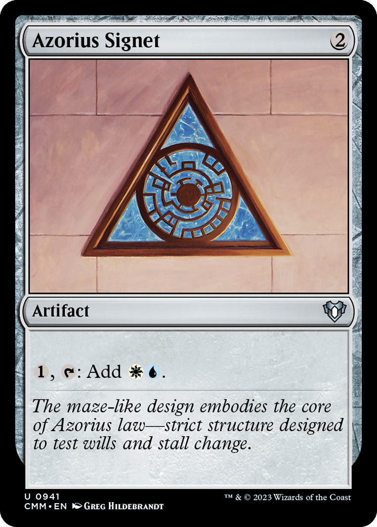 Azorius Signet [Commander Masters] | Chromatic Games