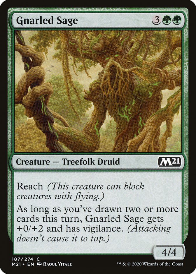 Gnarled Sage 187 (Core Set 2021)  | Chromatic Games