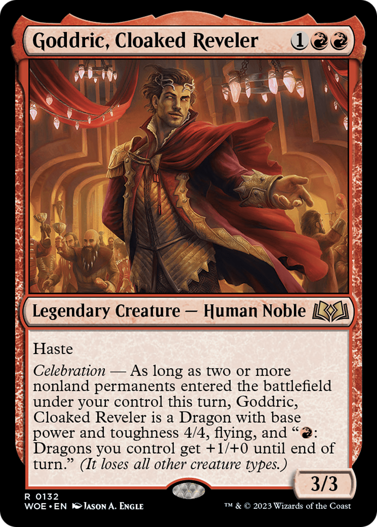 Goddric, Cloaked Reveler [Wilds of Eldraine] | Chromatic Games