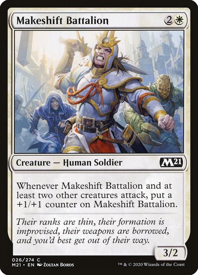 Makeshift Battalion 26 (Core Set 2021)  | Chromatic Games