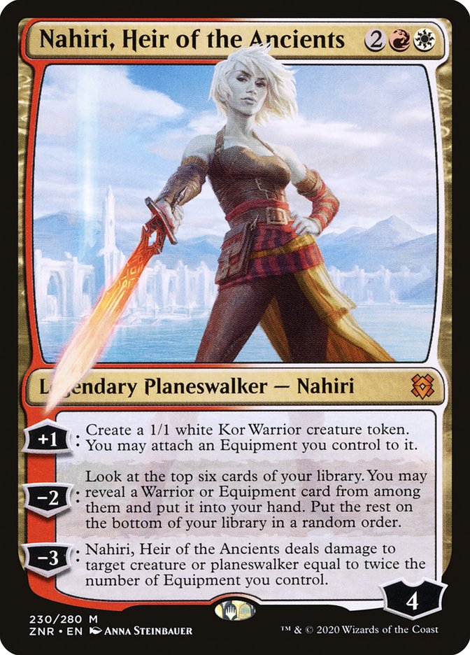 Nahiri, Heir of the Ancients 230/280 (Zendikar Rising)  - Foil | Chromatic Games