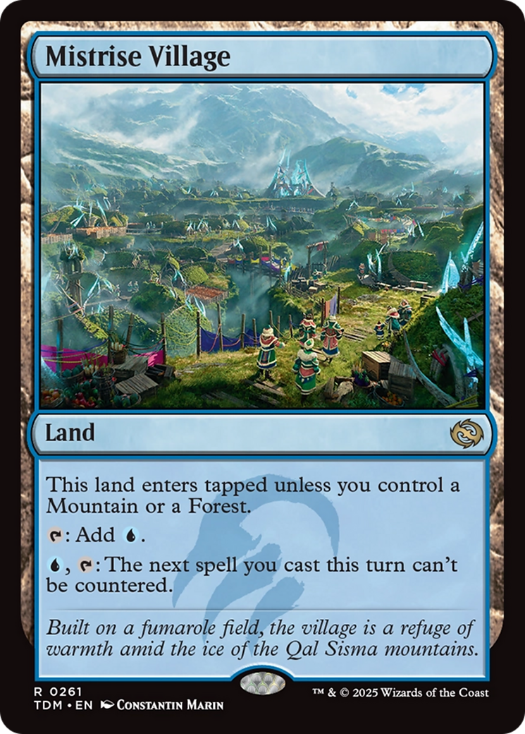 Mistrise Village [Tarkir: Dragonstorm] | Chromatic Games
