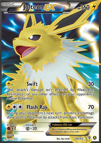 Jolteon EX (28a/83) (Alternate Art Promo) [XY: Generations] | Chromatic Games