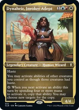 Dynaheir Invoker Adept Foil Etched 532 (Commander Legends: Battle for Baldur's Gate)  - Foil | Chromatic Games