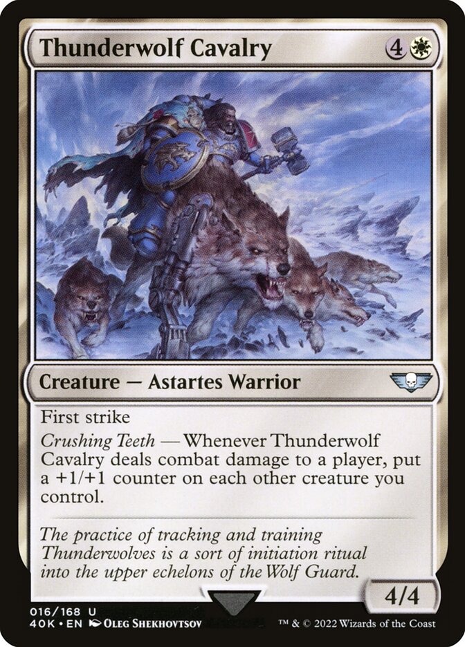 Thunderwolf Cavalry 16/617 (Universes Beyond: Warhammer 40,000)  | Chromatic Games
