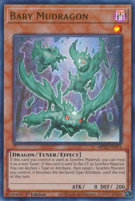 Baby Mudragon [MP22-EN172] Ultra Rare | Chromatic Games