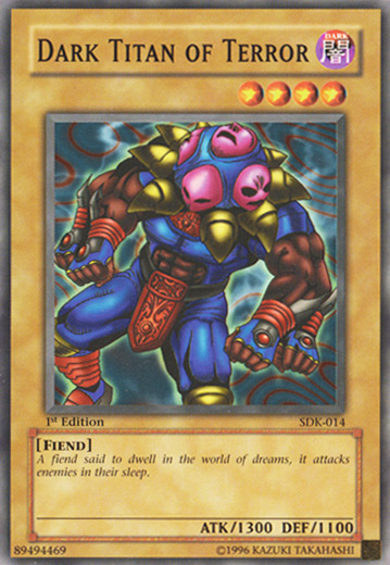 Dark Titan of Terror [SDK-014] Common | Chromatic Games
