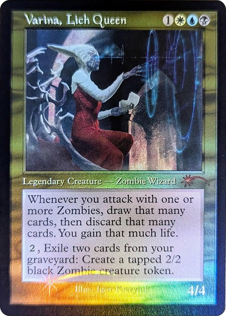 Varina, Lich Queen (Retro Frame) [Secret Lair Drop Series] | Chromatic Games