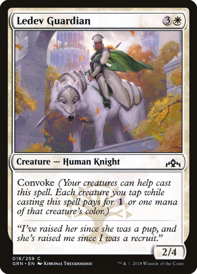 Ledev Guardian 18/259 (Guilds of Ravnica)  | Chromatic Games