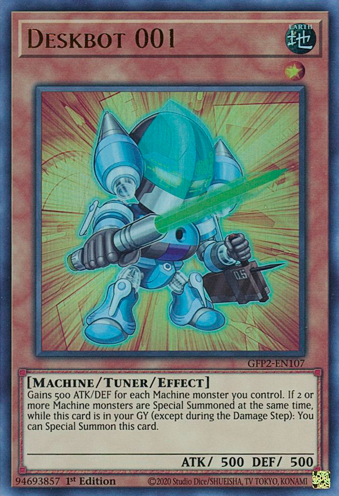 Deskbot 001 [GFP2-EN107] Ultra Rare | Chromatic Games