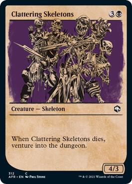 Clattering Skeletons Showcase 312 (Adventures in the Forgotten Realms)  | Chromatic Games