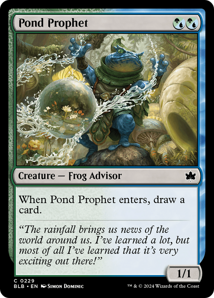 Pond Prophet [Bloomburrow] | Chromatic Games