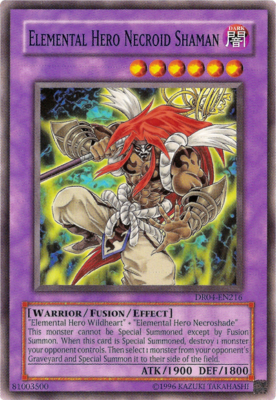 Elemental Hero Necroid Shaman [DR04-EN216] Common | Chromatic Games